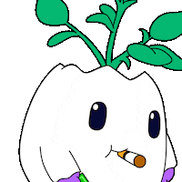 Get This Money Smoking Sticker by Magic Eden