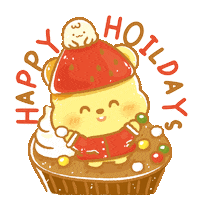 Merry Christmas Winter Sticker