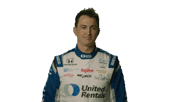 Pointing Up Graham Rahal Sticker by INDYCAR