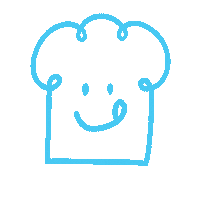 Happy Toast Sticker by Toastie By Ghosty