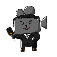 V-CON 진실 진지 기자 무슨일이죠 Sticker