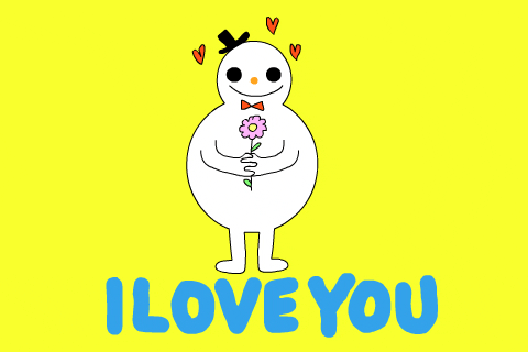 I Love You Snowman GIF by Studios 2016