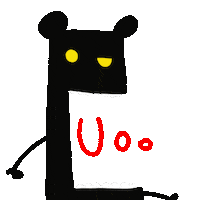 Monster Wow Sticker