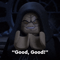 Darth Sidious Celebration GIF by LEGO