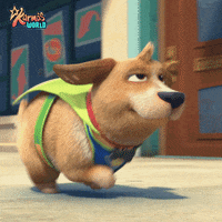 Hip Hop Running GIF by Karma's World