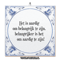 Respect Nl Sticker by Tegelspreuken.nl