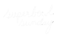 Super Bowl Football Sticker