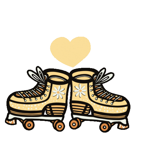 Heart Skating Sticker by JellaCreative