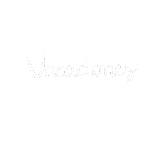 Vacaciones Blanco Sticker