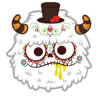 day of the dead love Sticker by Matucha