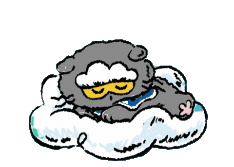 Good Night Cat Sticker