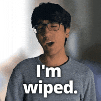 Sleepy Wiped Out GIF