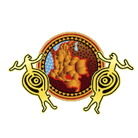 Colombia Jungle Sticker by CATALINA ESTRADA