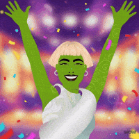 Hands In Air Happy Dance GIF by World Of Women