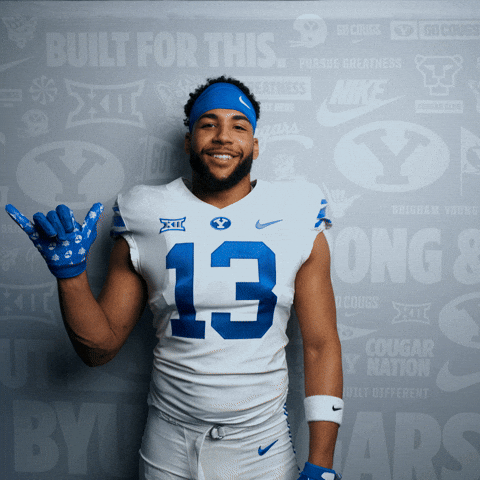 Byu Football Gocougs GIF by BYU Cougars