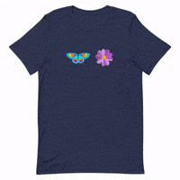 PikaProducts flower butterfly diversity shirt GIF