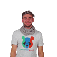 happy dance Sticker by dreifarbenpanda