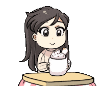 Winter Drinking Sticker by Jin