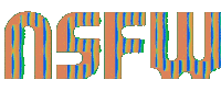 Glitch Text Sticker