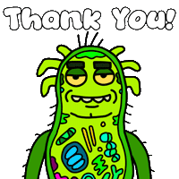 Thanks Thank You Sticker by herbertonic