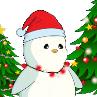 Merry Christmas Sticker by Pudgy Penguins