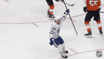 Happy Toronto Maple Leafs GIF by NHL