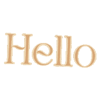 Bonjour Hello Sticker