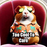 Too Cool To Care Chill GIF by Guinea Gambino