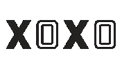 Xoxo Sticker by anna bé bridal boutique