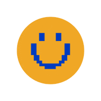 Happy Face Sticker by Kiwibot