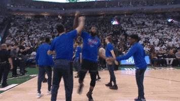 Celebrating Best Friends GIF by NBA