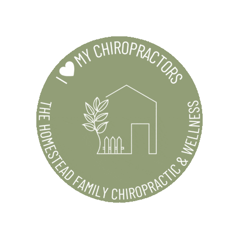thehomesteadchiro health house wellness spine Sticker