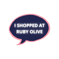 Rubyolive Sticker by Ruby Olive Online
