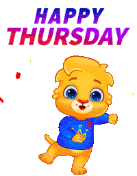 Happy Days Thursday Sticker by Lucas and Friends by RV AppStudios
