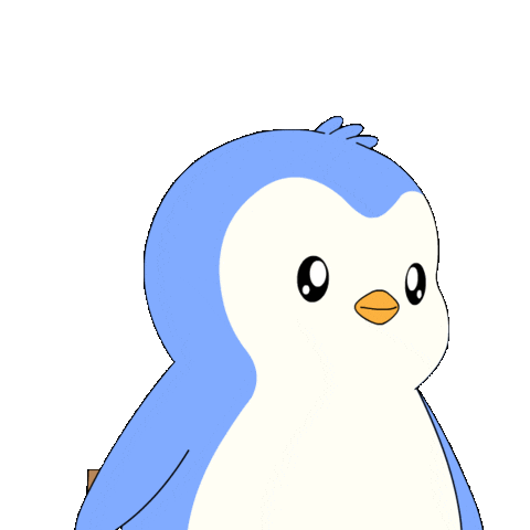 Figure It Out Good Luck Sticker by Pudgy Penguins