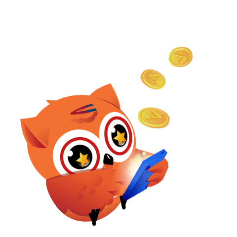 Money Owl Sticker by AGrader Learning Centre