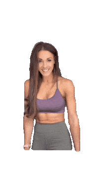 girlgainzblog girl happy dance diet sneeze Sticker