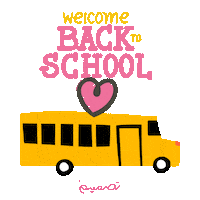 Back To School Bus Sticker by Tasmeem