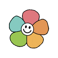 Flower Smile Sticker