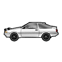 Initial D Drift Sticker by ImportWorx