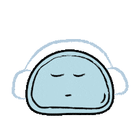 Sleepy Mochi Sticker