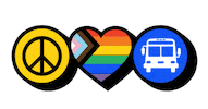 Pride Parade Sticker by CapMetro