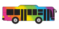 Rainbow Pride Sticker by CapMetro