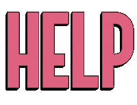 Oh No Help Sticker