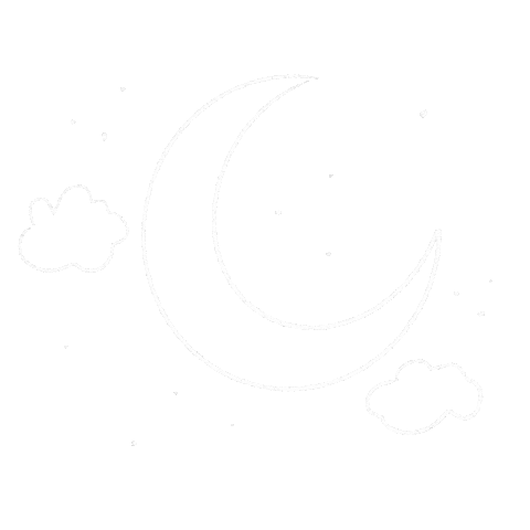 Night Moon Sticker