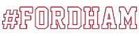 Football Basketball Sticker by Fordham University