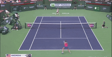 Anisimova Crosscourt Backhands