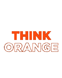 Think First Look Sticker by Orange Leaders