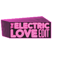 Neon Electriclove Sticker by Yandy.com