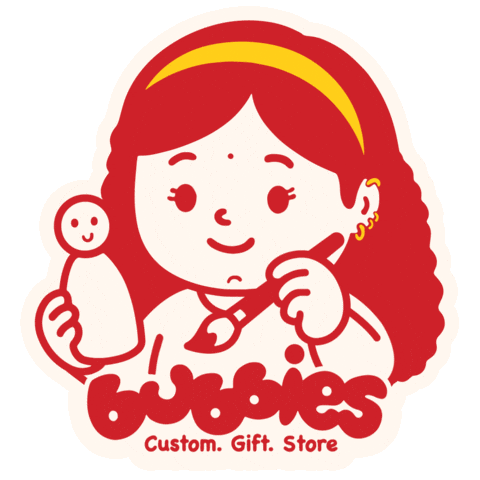 Painting Gifts Sticker by Brenfi